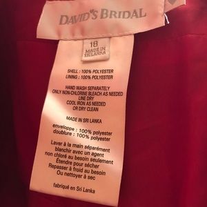 David’s Bridal Prom Dress
